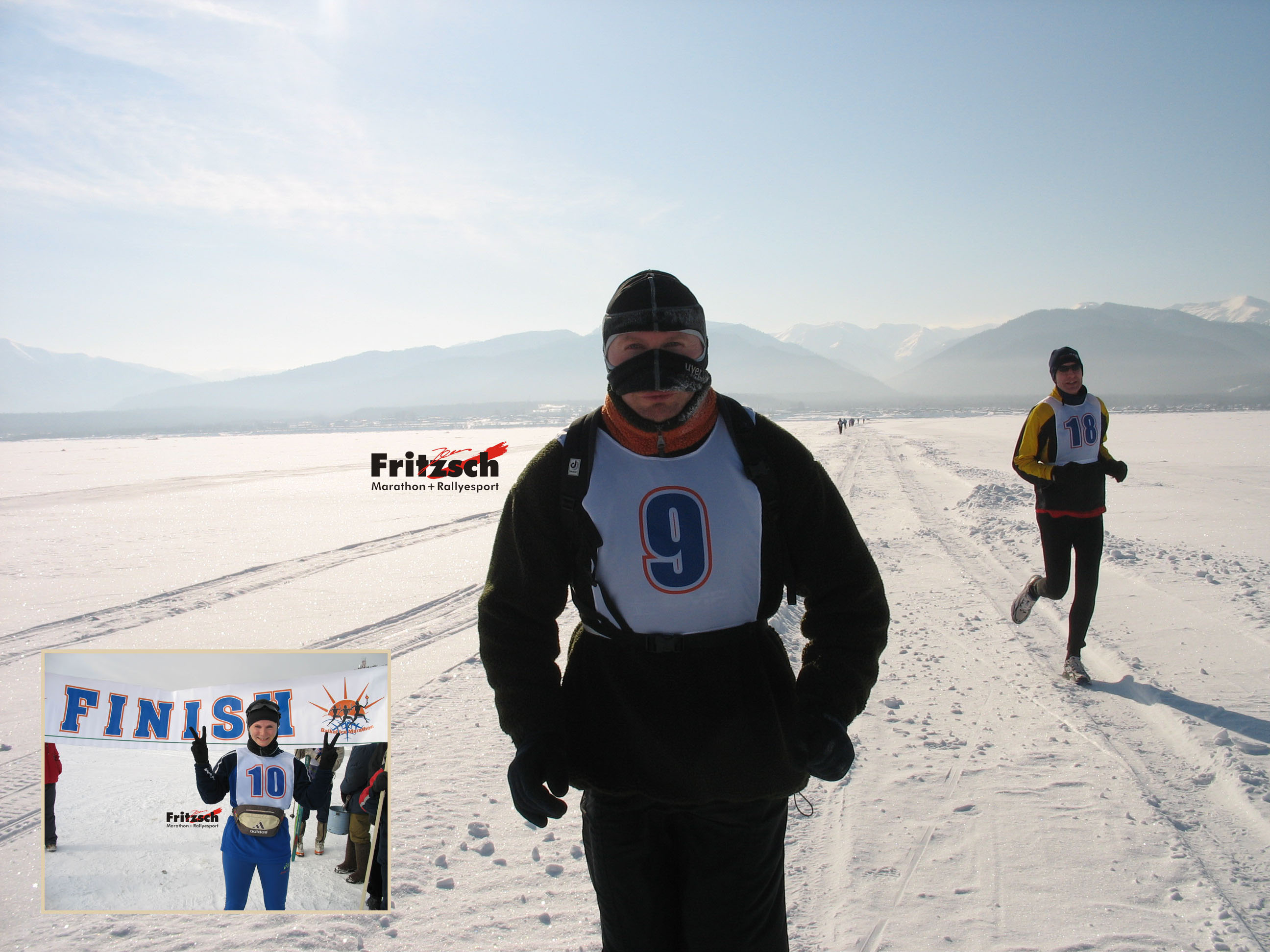 Eismarathon ber den Baikalsee