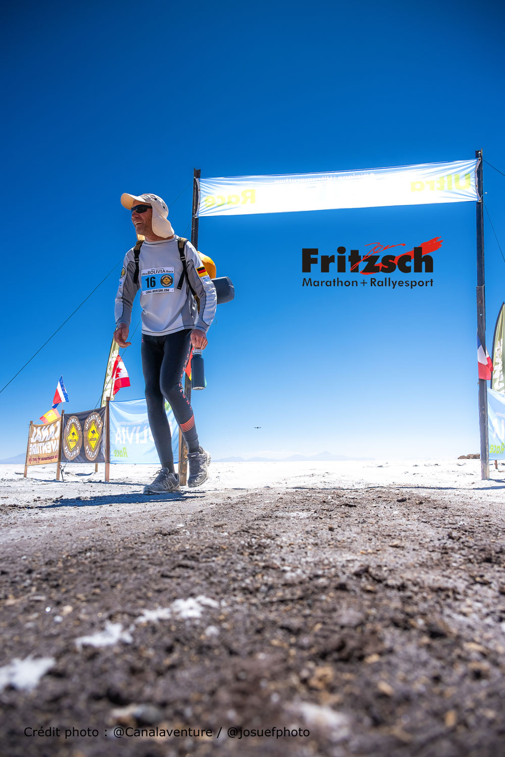 ersch�pft, hungrig, aber freudig im Ziel